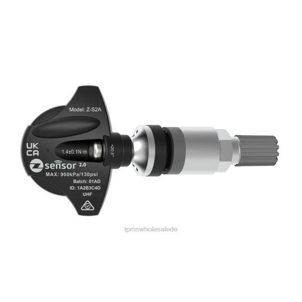 4BTH492 Chevrolet OEM-Ersatz-TPMS-Sensor – OEM-Teilenummer 13516164, Frequenz 433 MHz TPMS reifendruckkontrollsystem - Ventilschaft aus Metall – Silber