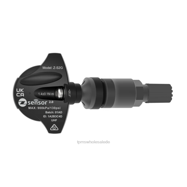 4BTH551 Chevrolet OEM-Ersatz-TPMS-Sensor – OEM-Teilenummer 13516164, Frequenz 433 MHz TPMS sensor Deutschland - Ventilschaft aus Metall – dunkelgrau