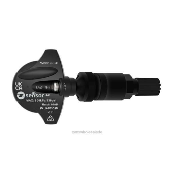 4BTH552 Chevrolet OEM-Ersatz-TPMS-Sensor – OEM-Teilenummer 13516164, Frequenz 433 MHz TPMS reifendruckkontrollsystem - Ventilschaft aus Metall – schwarz